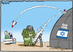 ISRAEL GAZA WAR  by Bob Englehart