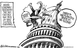 FILIBUSTER NUCLEAR OPTION by Mike Keefe