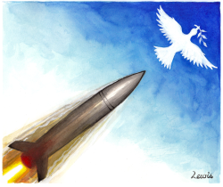PASSENGER PLANE BROUGHT DOWN BY UKRAINE MISSILE by Peter Lewis
