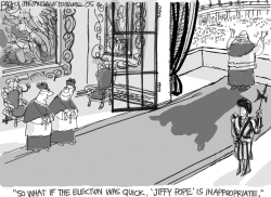 JIFFY POPE by Pat Bagley