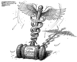 OBAMACARE LEGAL CHALLENGES by Adam Zyglis