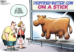 LOCAL OH - BUTTER COW  by Nate Beeler