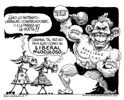 LIBERAL MUSCULOSO by Sandy Huffaker