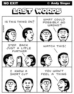 LAST WORDS by Andy Singer