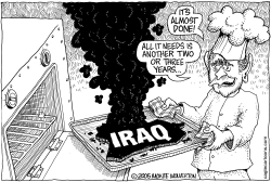 IRAQ  ALMOST DONE by Monte Wolverton