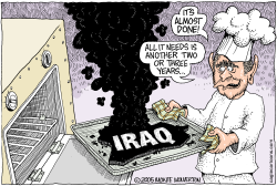 IRAQ  ALMOST DONE   by Monte Wolverton