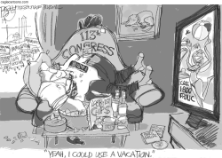 COUCH POTATO CONGRESS by Pat Bagley