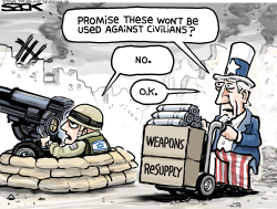 WEAPONS TO ISRAEL by Steve Sack