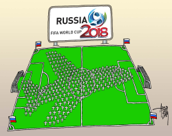 WORLD CUP RUSSIA by Arend Van Dam