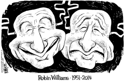 ROBIN WILLIAMS by Rick McKee