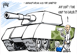 HUMANITARIAN AID FOR DONETSK by Tom Janssen