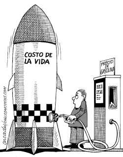 COSTO DE LA VIDA EN óRBITA by Arcadio Esquivel