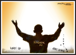 FERGUSON, MO HANDS UP, ARMS DOWN by J.D. Crowe