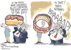 CORPORATE TAXES by Pat Bagley