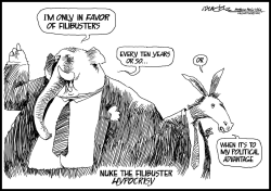 FILIBUSTER HYPOCRISY by J.D. Crowe