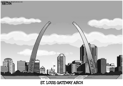 ST LOUIS GATEWAY ARCH by R.J. Matson