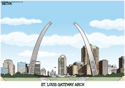 ST LOUIS GATEWAY ARCH- by R.J. Matson