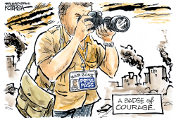 BADGE OF COURAGE by Jeff Koterba