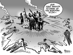 ISLAMIC STATE BORDERS by Paresh Nath