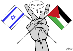 GAZA VICTORS by Rainer Hachfeld