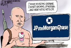 PUTIN AND HELLO KITTY by Jeff Darcy