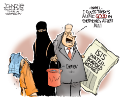 CHENEY AND ISIS  by John Cole