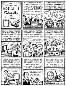 COFFEE WARS by Andy Singer