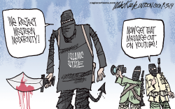 ISIS VS WESTERN MODERNITY  by Mike Keefe