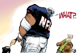 NFL  WHAT  by Cam Cardow