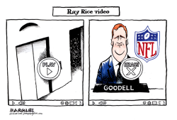 GOODELL AND THE RAY RICE VIDEO  by Jimmy Margulies