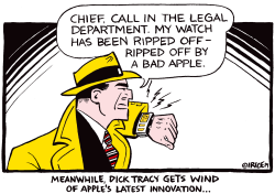 DICK TRACY UNCOVERS A BAD APPLE by Ingrid Rice