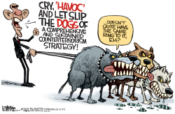 DOGS OF WAR  by Rick McKee
