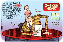MORE MISSING IRS EMAILS  by Rick McKee