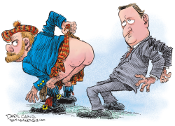 IF SCOTLAND VOTES TO SECEDE - NO FART  by Daryl Cagle