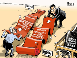 INDIA AND CHINA  by Paresh Nath