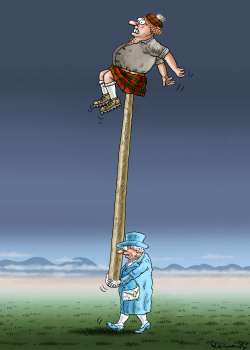 REFERENDUM OF SCOTLAND AND THE QUEEN by Marian Kamensky