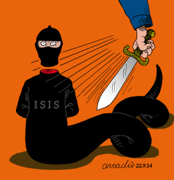 CORTE DE CABEZA A ISIS by Arcadio Esquivel