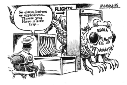 EBOLA SPREADS by Jimmy Margulies