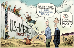 IMMIGRATION POLICY- -  by Rick McKee