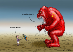 HONG KONG VS KING KONG by Marian Kamensky