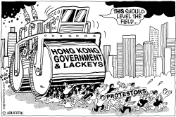 HONG KONG PROTESTS by Monte Wolverton