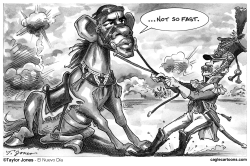 OBAMA WAR HORSE by Taylor Jones
