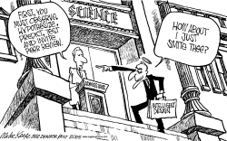 INTELLIGENT DESIGN by Mike Keefe