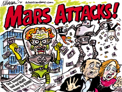 MARS ATTACKS by Steve Nease