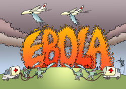 EBOLA FIRE by Arend Van Dam