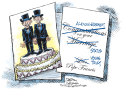 THE VATICAN AND GAY MARRIAGE  by Daryl Cagle
