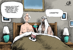 CAN'T QUIT SAUDI ARABIA  by Cam Cardow