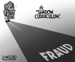 LOCAL NC  UNC SHADOW CURRICULUM BW by John Cole