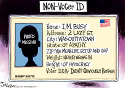 NON VOTER ID by Joe Heller