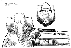 BIG GAME FOR THE GOP by Bill Schorr
